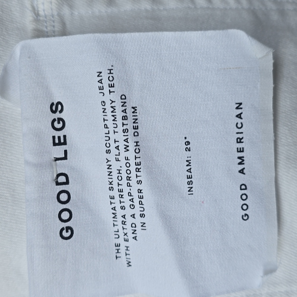 Good American Good Legs Ultimate Skinny Sculpting jeans 15 new white - Picture 8 of 11